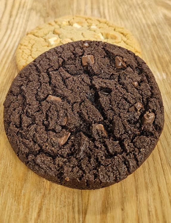 Bruine chocolade mega cookie