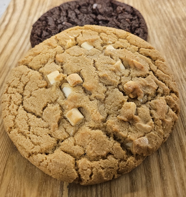Witte chocolade mega cookie